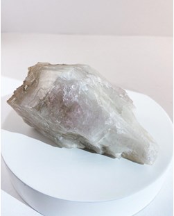 Pedra Quartzo com Canga Rosa 438 gramas