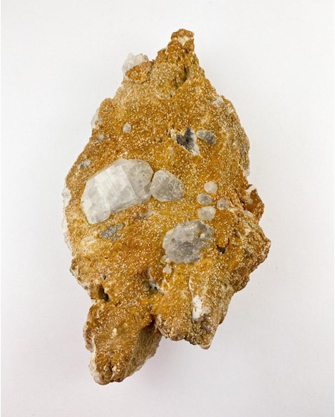 Pedra Quartzo com inclusão de Mica e Fosfato