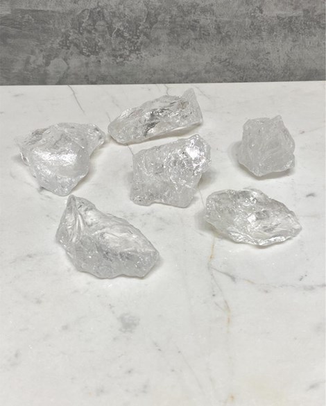 Pedra Quartzo Cristal bruto 35 a 42 gramas