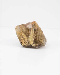 Pedra Quartzo Cristal bruto Rutilado 110 gramas