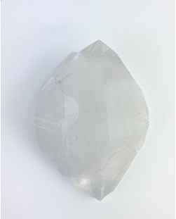 Pedra Quartzo Cristal Formação Natural Biterminado 395 gramas