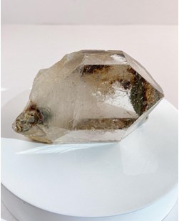 Pedra Quartzo de Cristal com inclusão Xamã 410 gramas