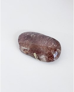 Pedra Quartzo Lente Polido com Inclusão 160 gramas