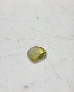 Pedra Quartzo Ouro verde rolado 9 a 12 gramas