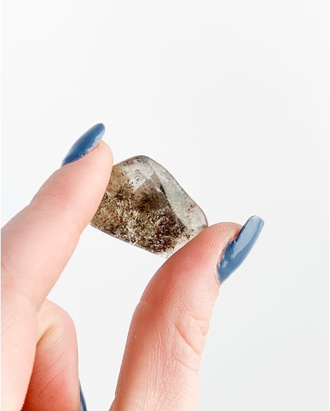 Pedra Quartzo Quartzo Xamã forma polida  6 a 8 gramas ( aproximadamente)