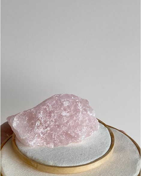 Pedra Quartzo rosa bruto 142 a 276 gramas