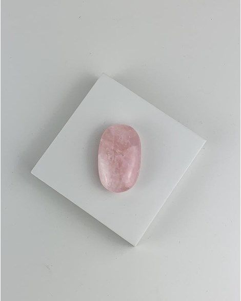 Pedra Quartzo Rosa Forma Sabonete 26 a 36 gramas