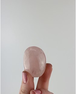Pedra Quartzo Rosa Forma Sabonete 26 a 36 gramas