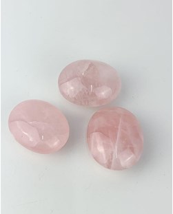 Pedra Quartzo Rosa Forma Sabonete 66 a 74 gramas