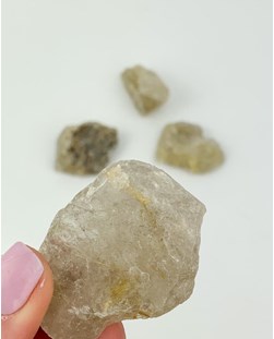 Pedra Quartzo Rutilado Bruto 20 a 28 gramas