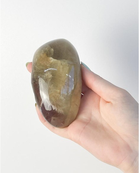 Pedra Quartzo Rutilado Polido 326 gramas aprox.