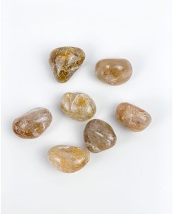 Pedra Quartzo Rutilado rolado 16 a 26 gramas