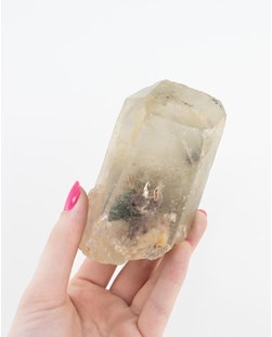 Pedra Quartzo Xamã com Clorita Bruta 354 gramas