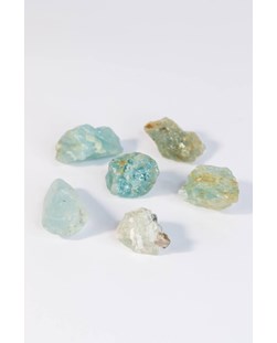 Pedra Topázio Azul Bruto 26 a 44 gramas