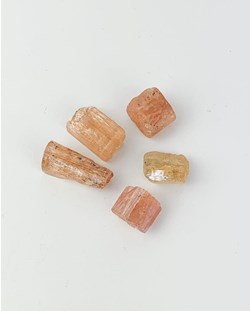Pedra Topazio Imperial bruto 3,5 a 6,4 gramas aprox.