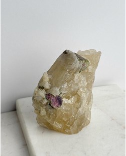 Pedra Turmalina Melancia no Quartzo Bruto 345 g