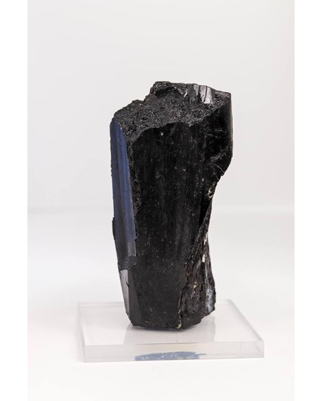 Pedra Turmalina Preta Bruta na Base Acrílica 550 a 750 gramas