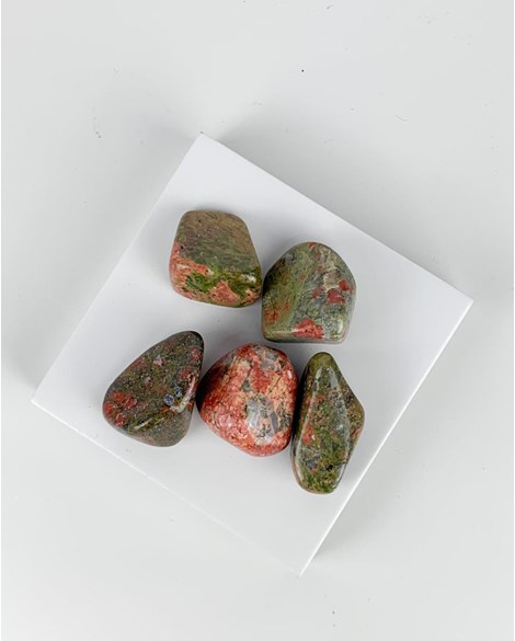 Pedra Unaquita rolada 9 a 16 gramas