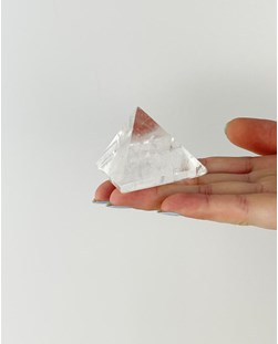 Pirâmide Cristal Quartzo Polida 90 a 118 gramas aprox.