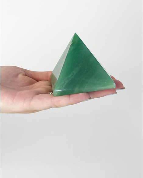Pirâmide Quartzo Verde 233 a 274 gramas aprox.