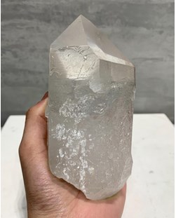 Ponta Cristal de Quartzo canalizador bruto-890 gramas
