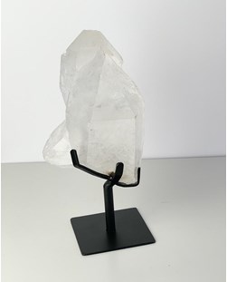Ponta Cristal de Quartzo com Base Metal Preta 2,603 Kg aprox.