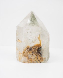 Ponta Cristal de Quartzo com Inclusão Lodolita Bruta 642 gramas