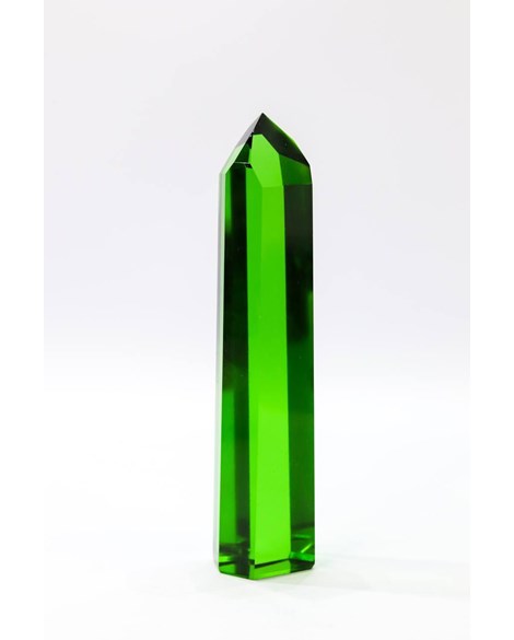 Ponta Obsidiana Verde Cristal Dow 415 gramas aprox.