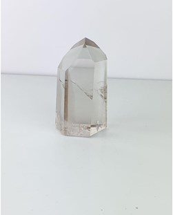 Ponta Polida Cristal com Fantasma 268 gramas aprox.