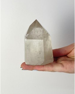 Ponta Polida Cristal de Quartzo 340 a 397 gramas aprox.