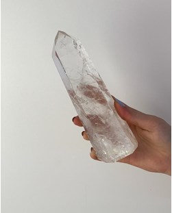 Ponta Polida Cristal de Quartzo 674 gramas aprox.