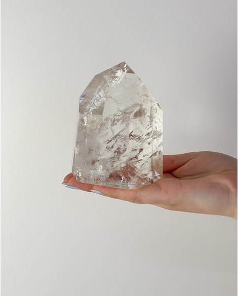 Ponta Polida Cristal de Quartzo  875 gramas aprox.