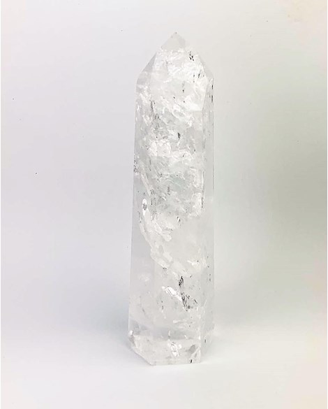 Ponta Polida Cristal de Quartzo Canalizador - 1,205 Kg