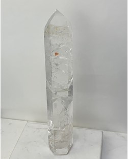 Ponta Polida Cristal de Quartzo Canalizador - 592 gramas
