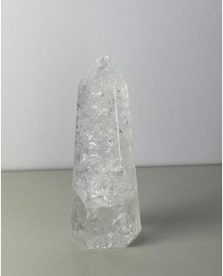 Ponta Polida Cristal de Quartzo Canalizador 720 gramas aprox.