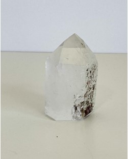 Ponta Polida Cristal Quartzo com Clorita 103 gramas
