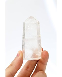 Ponta Polida Quartzo Cristal  90 a 118 gramas