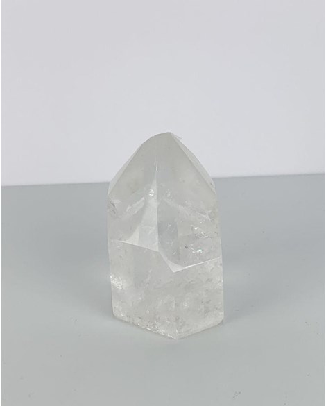 Ponta Polida Quartzo Cristal Fantasma 224 gramas