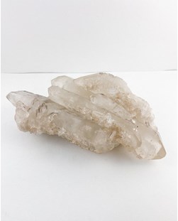 Ponta Quartzo Cristal Bruto Biterminado Gêmeos 2,945 kg
