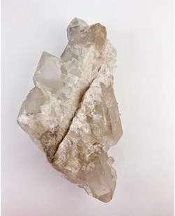 Ponta Quartzo Cristal Bruto Biterminado Gêmeos 2,945 kg
