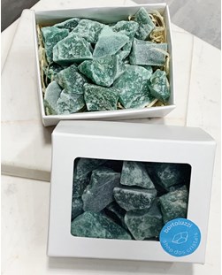  Quartzo Verde Bruto Chips Box