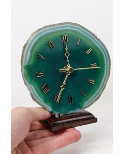 Relógio Chapa Ágata Verde